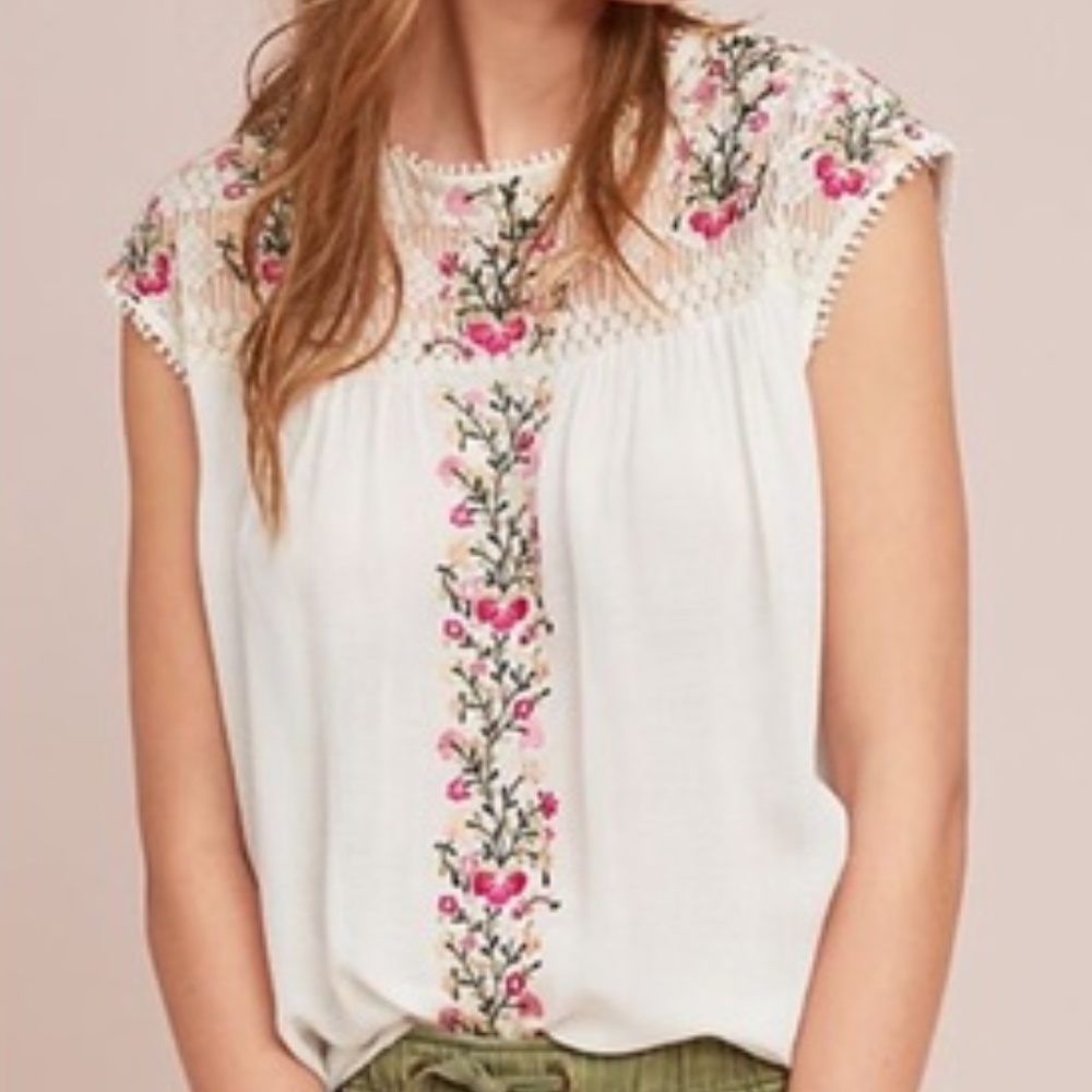 Anthropologie Ranna Gill Top - Size XS